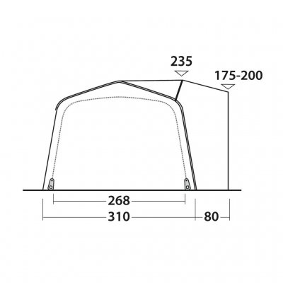 Outwell Jonesville 290SA Flex Biltält