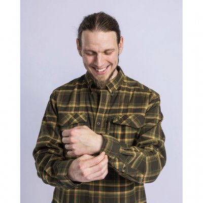 Pinewood Abisko Hiking Flanellskjorta Herr Moss Green