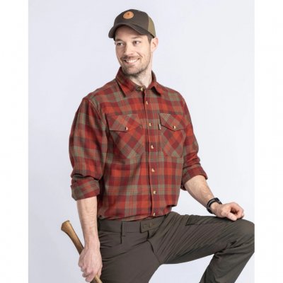 Klassisk flanellskjorta från svenska Pinewood.