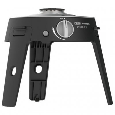 Den inbyggda brännaren ger en effektiv grillning.