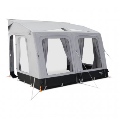 Dometic Rally Air Tour 260 S med öppen dörr på sidan
