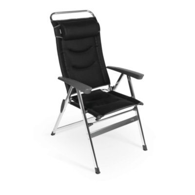 Dometic Quattro Milano Pro är campingstol med högt ryggstöd och mjuk vadderad sits och ryggstöd.