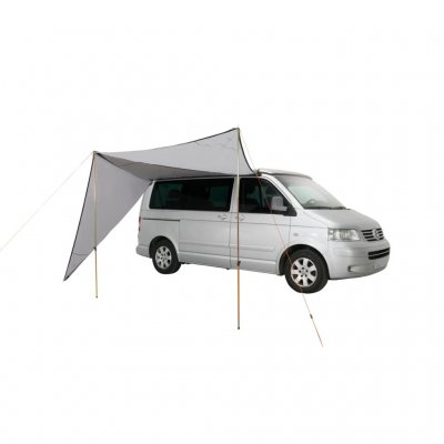 Panelerna kan dras ihop på olika sätt beroende på vilken typ av skugga eller skydd som önskas.