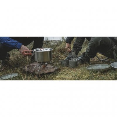 En kompakt matlagningslösning för två personer.