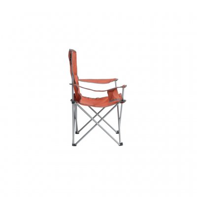 Spruce Arm Chair Clay Red är en slitstark och hopfällbar stol perfekt för camping.