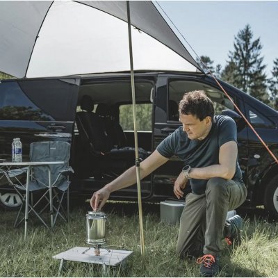 Markis med extra ståhöjd för vans, husvagn och mindre husbilar på 2,5 x 2,5 meter.