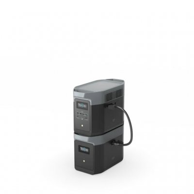 EcoFlow Delta 2 Max är expanderbar med två extra batterier.