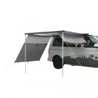 Fallcrest sidopanelset kan rullas upp delvis eller helt