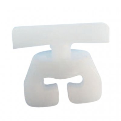 Gardinstopp av plast för husvagn och husbil.