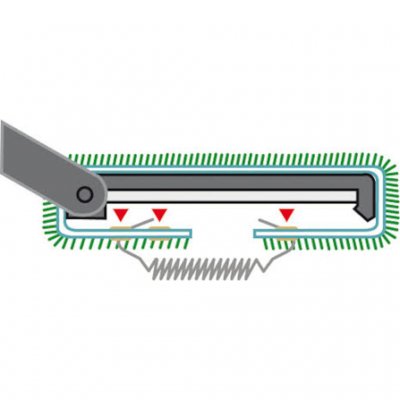 Passar för 38 x 40 cm to 45 x 40 cm trappsteg