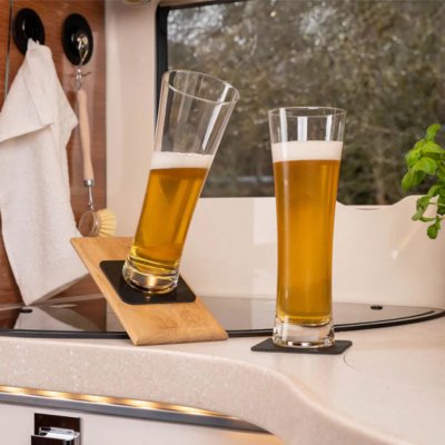 Silwy Magnetiska Ölglas i kristall (2-pack)