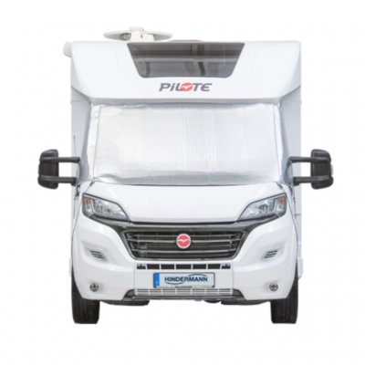 Utvändig isolermatta för halvintegrerade husbilar.