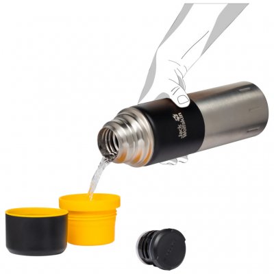 Greppvänlig beläggning förhindrar att du tappar flaskan.