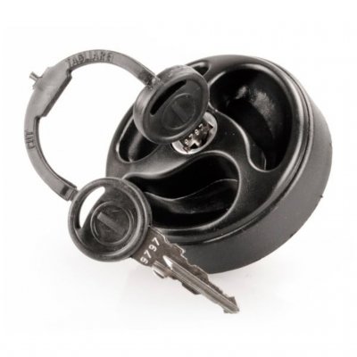 Tanklock svart för husvagn och husbil