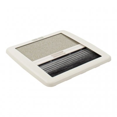 Innedel med mörkläggningsgardin och myggnät för Dometic Mini Heki taklucka tillverkad för 2016.