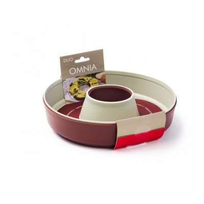 Tvåpack med silikonformar gör det enkelt att baka och laga mat.