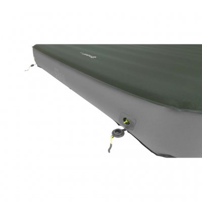 Dubbla FHF-ventiler (Flat High Flow) ger en snabb uppblåsning och en enkel tömning av madrassen.