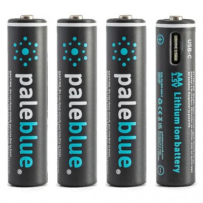 Paleblue AAA USB-C laddningsbara batterier