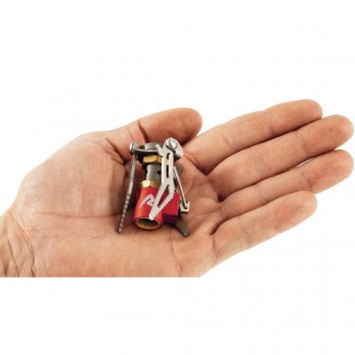 Litet, lätt och slitstarkt gaskök i titan.