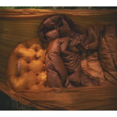 Uppblåsbart liggunderlag med generös liggyta från Robens.