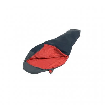 Sovsäcken har dragkedja hela vägen.