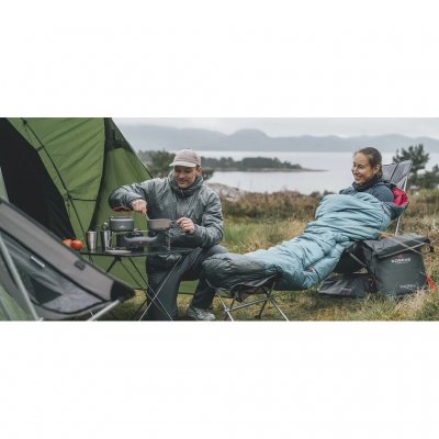 Robens Spire II är en sovsäck som passar under huvuddelen av vandringssäsongen med en komforttemperatur kring 0 °C.