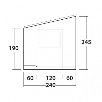 Planlösning för Outwell Sideroad