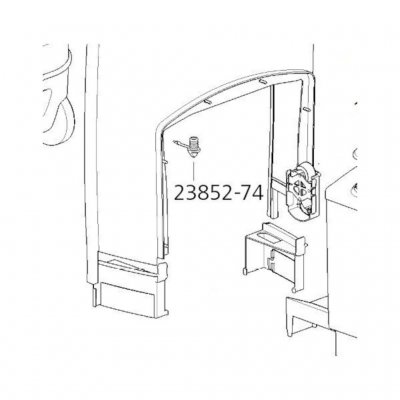 Pluggen sitter direkt i färskvattentanken på din C200 kassettoalett och används för att tömma den.
