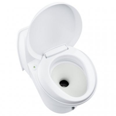 Ger en ny toalett tack vara porslininsatsen.