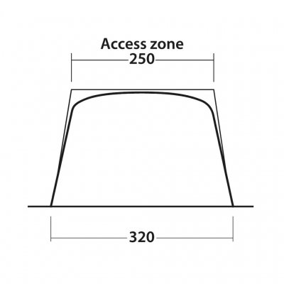 Mått för Outwell Touring Shelter