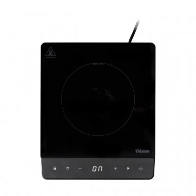 Tristar induktionsplatta för camping från ovan.