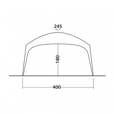Höjdmått på Outwell Wakefield Shelter XL