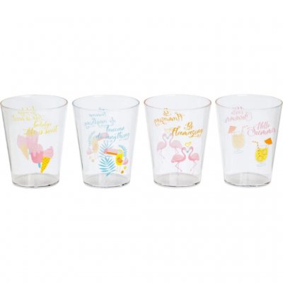 Glas Hello Summer Tumblers 4 st