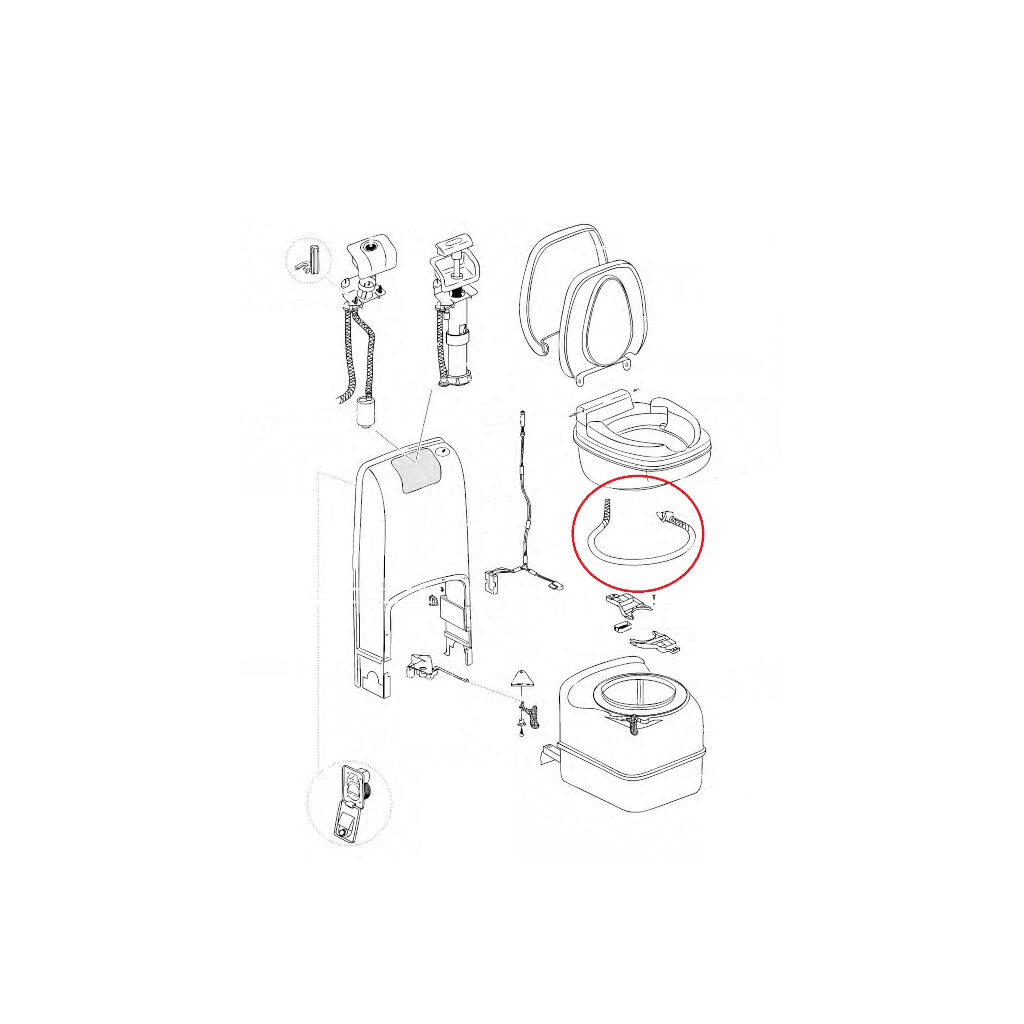 Thetford Spolslang med munstycke C200 GetCamping.se