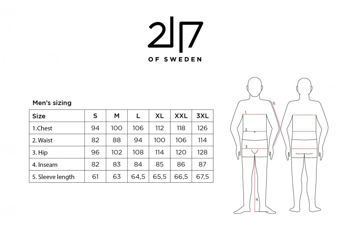 2117 Storleksguide Herr